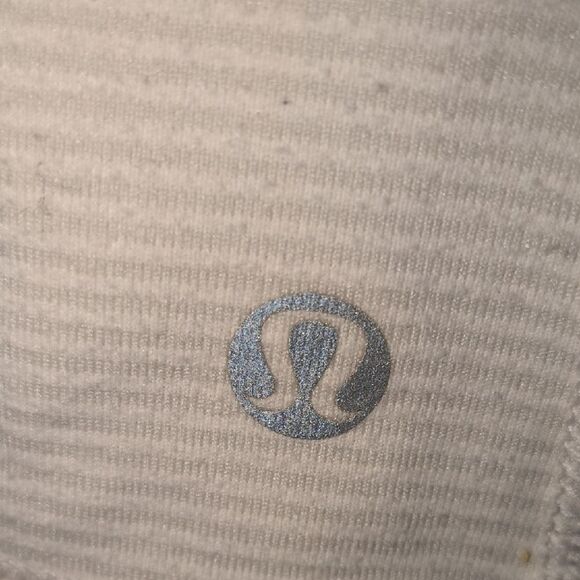 Lululemon Light Pale Pink/White Multi Zip-Up Jacket With Zippered Pockets. - Picture 10 of 14